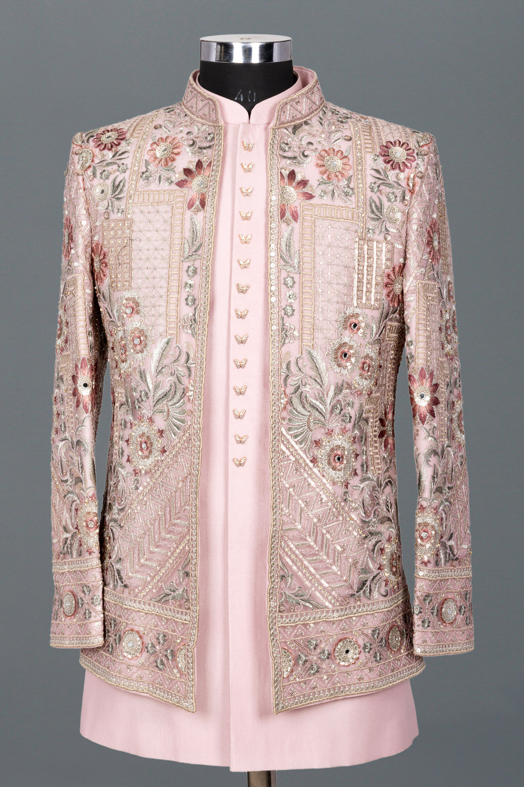 PINK MAJESTY TRADITIONAL INDO-WESTERN