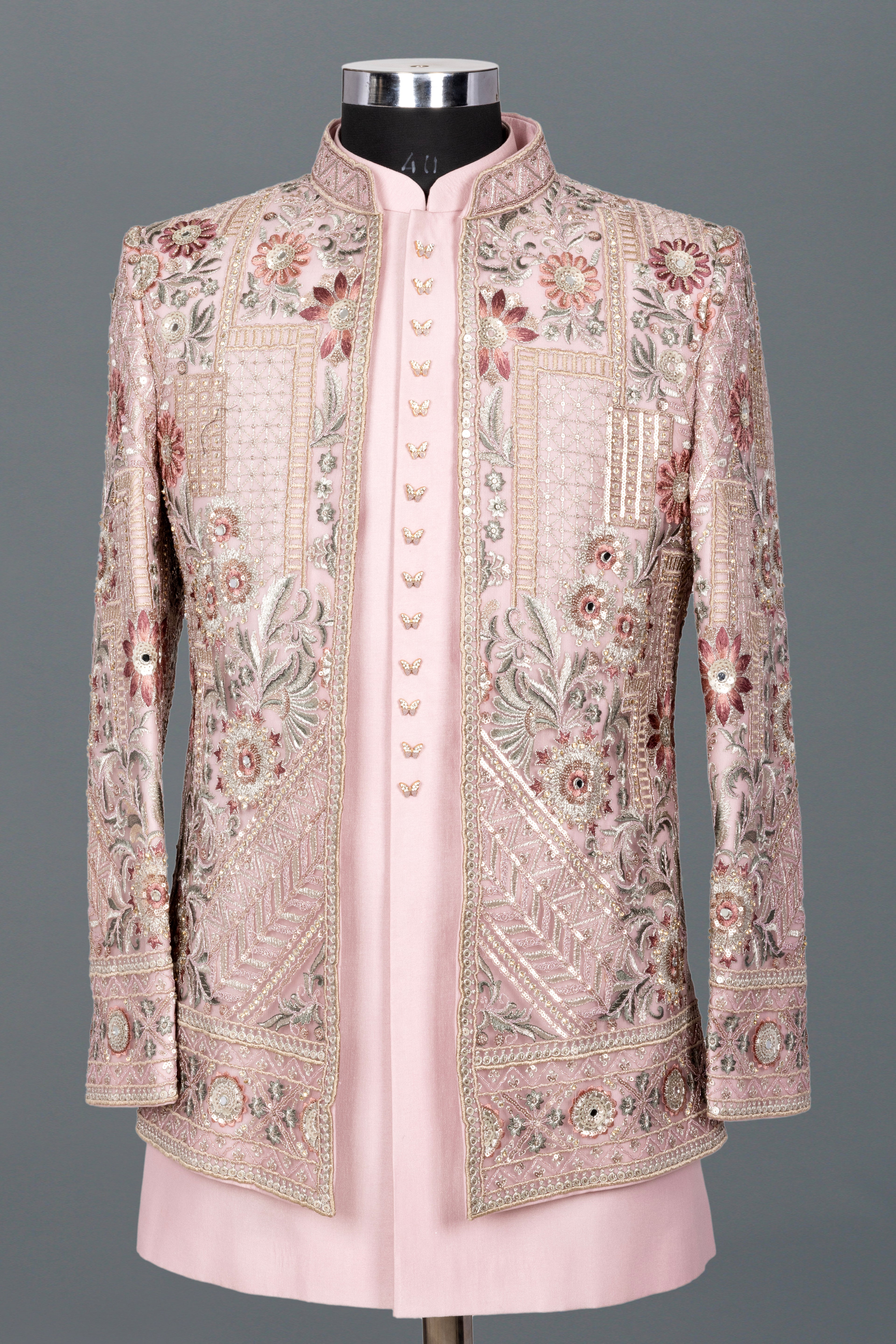 PINK MAJESTY TRADITIONAL INDO-WESTERN