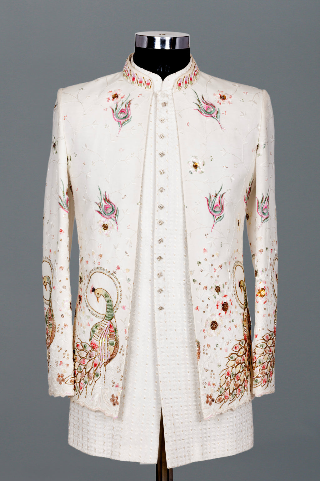 ROYAL PEACOCK EMBROIDERED