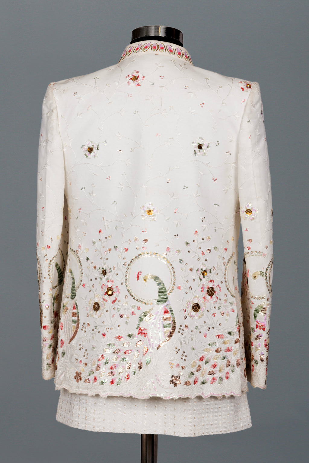 ROYAL PEACOCK EMBROIDERED