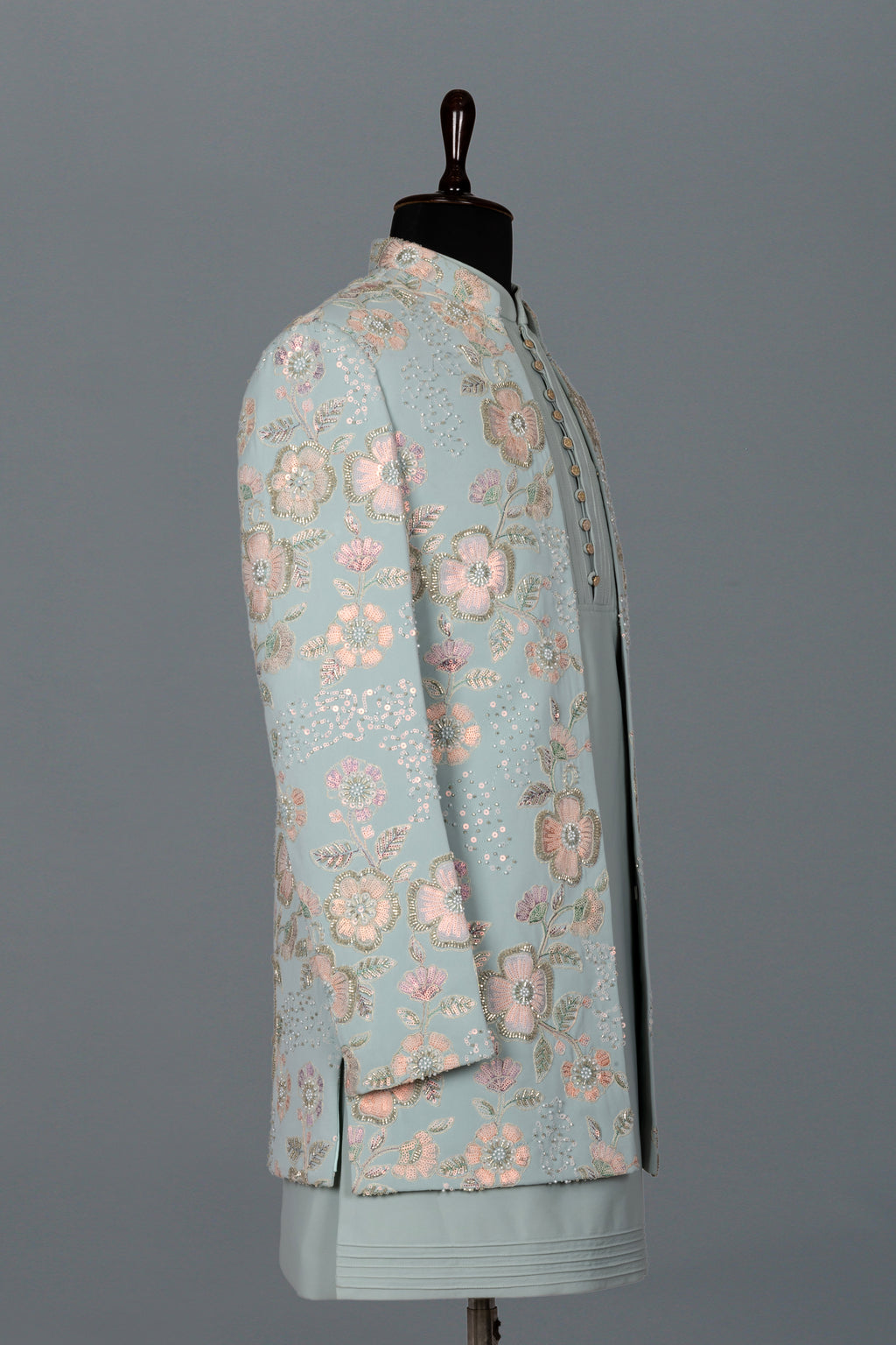 PASTEL OPEN JACKET INDO-WESTERN