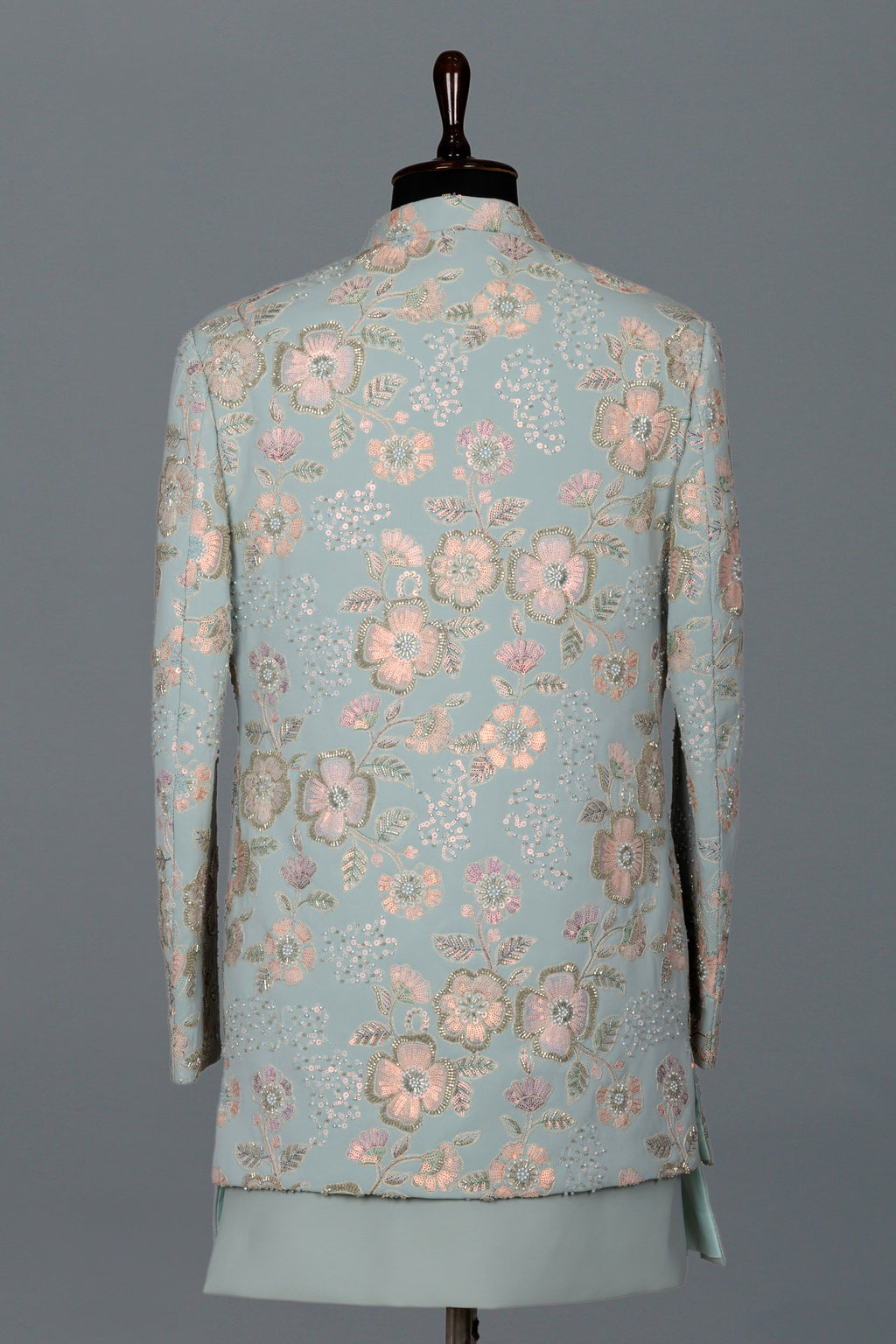 PASTEL OPEN JACKET INDO-WESTERN