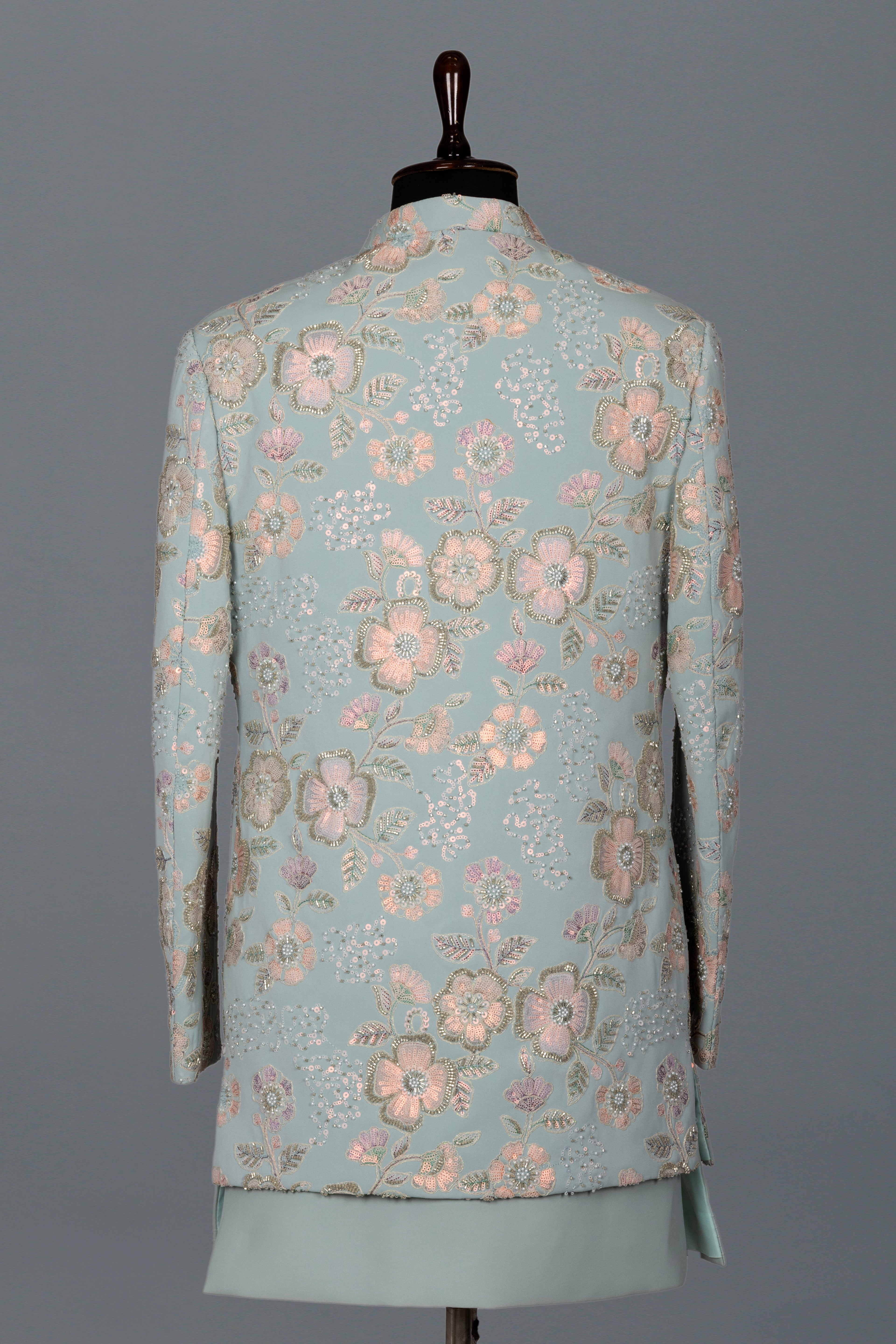 PASTEL OPEN JACKET INDO-WESTERN