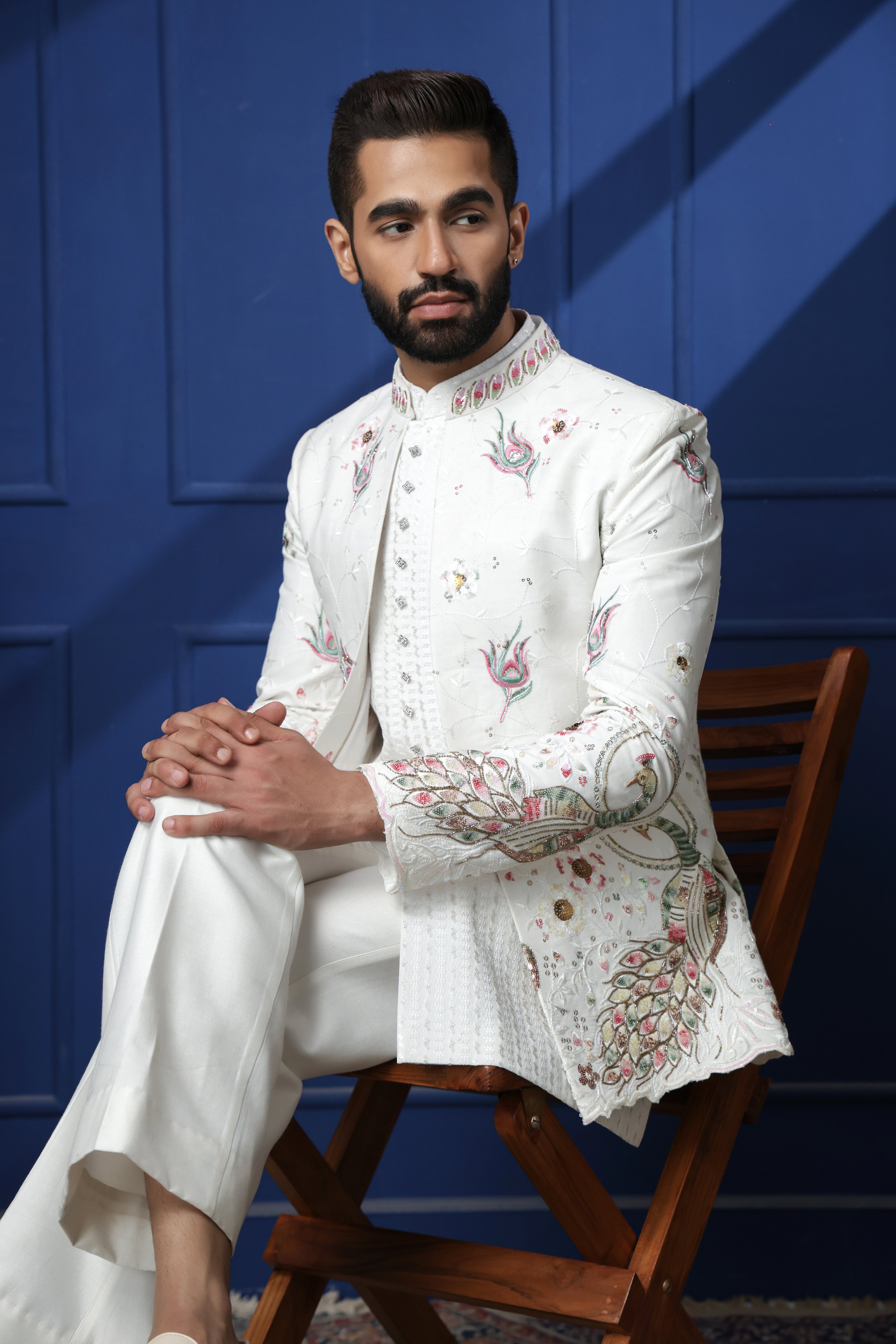 SHORT INDOWESTERN - FLORAL PRINT