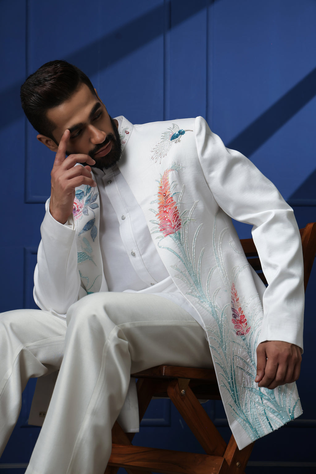 SHORT INDOWESTERN FLORAL