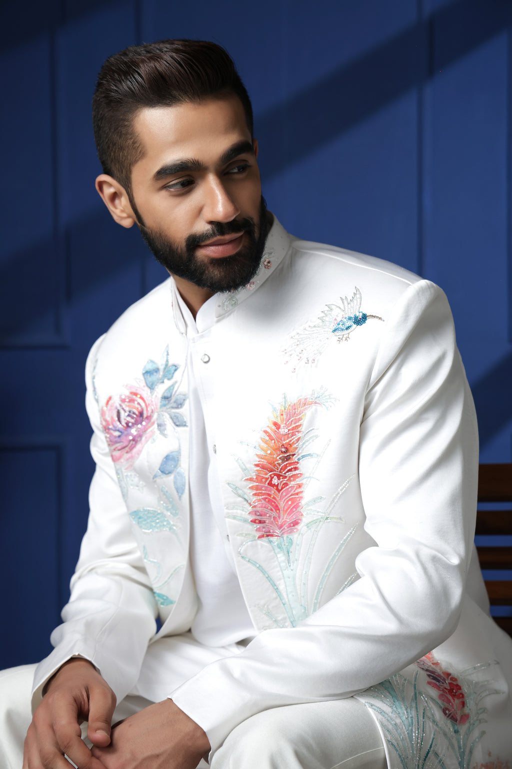 SHORT INDOWESTERN FLORAL